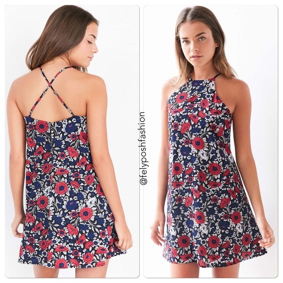 halter neck frock